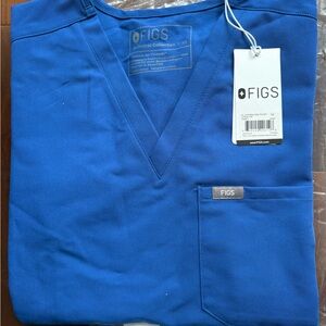 Figs Caterina xs winning blue top